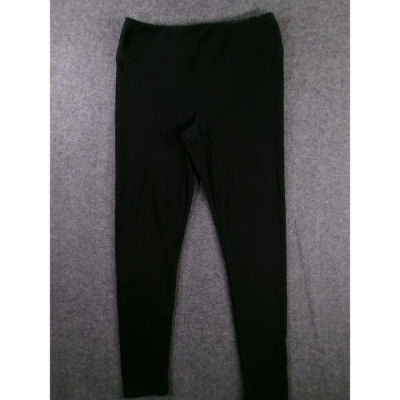Climate Right Cuddl Duds Pants Women Large Heather Black Loungewear Warm Cozy - Picture 1 of 12
